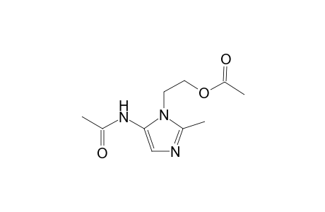 Acetic acid, 2-[5-(acetylamino)-2-methyl-1H-imidazol-1-yl]ethyl ester