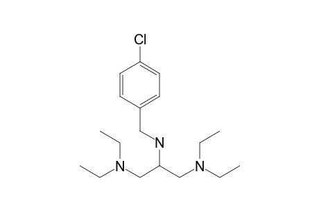 2-[(4-Chlorophenyl)methyl]amino-1,3-bis(diethylamino)propane