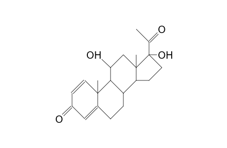 11b,17a-Dihydroxy-1,4-pregnadiene-3,20-dione