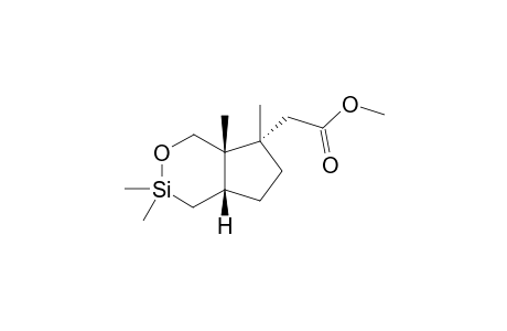 methyl 2-[(4aS,7S,7aS)-3,3,7,7a-tetramethyl-4,4a,5,6-tetrahydro-1H-cyclopenta[d]oxasilin-7-yl]acetate