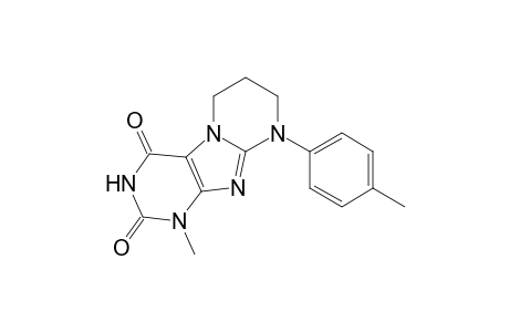 1-Methyl-9-(4-methylphenyl)-6,7,8,9-tetrahydropyrimido[2,1-f]purine-2,4(1H,3H)-dione