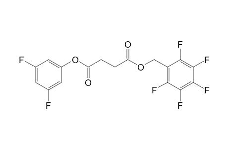 Succinic acid, 3,5-difluorophenyl pentafluorobenzyl ester