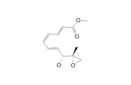 METHYL-(8R,9S)-9,10-EPOXY-8-HYDROXY-9-METHYL-DECA-(2E,4Z,6E)-TRIENOATE;AUTHENTIC-FORM