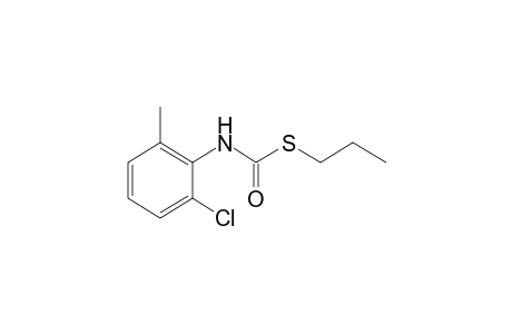 2-chloro-6-methylthiocarbanilic acid, S-propyl ester