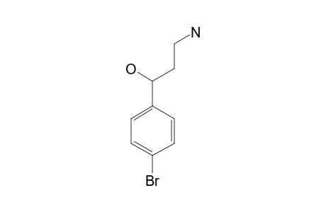 3-AMINO-1-(4'-BrOMOPHENYL)-PROPANOL