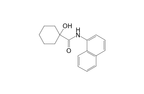 Cyclohexanecarboxamide, 1-hydroxy-N-1-naphthyl-