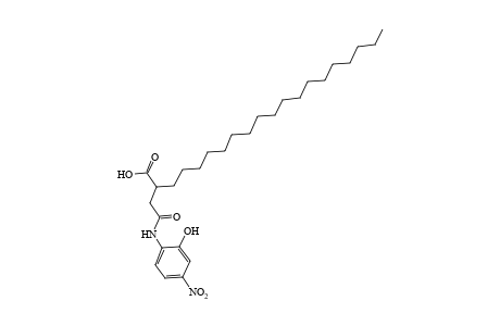 2'-hydroxy-4'-nitro-2-octadecylsuccinanilic acid