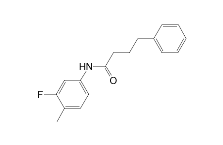 N-(3-fluoro-4-methylphenyl)-4-phenylbutanamide