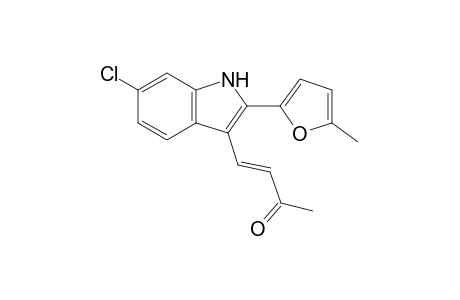 (3E)-4-[6-Chloro-2-(5-methyl-2-furyl)-1H-indol-3-yl]but-3-en-2-one