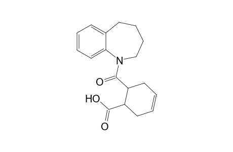 3-Cyclohexene-1-carboxylic acid, 6-[(2,3,4,5-tetrahydro-1H-1-benzazepin-1-yl)carbonyl]-