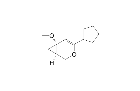 (1R*,6S*)-4-Cyclopentyl-6-methoxy-3-oxabicyclo[4.1.0]hept-4-ene