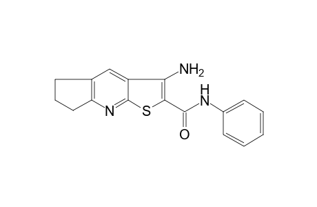 3-amino-N-phenyl-6,7-dihydro-5H-cyclopenta[b]thieno[3,2-e]pyridine-2-carboxamide
