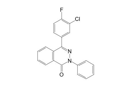 4-(3-chloro-4-fluorophenyl)-2-phenyl-1(2H)-phthalazinone