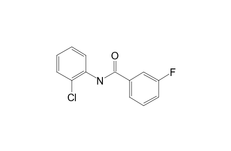 N-(2-Chlorophenyl)-3-fluorobenzamide