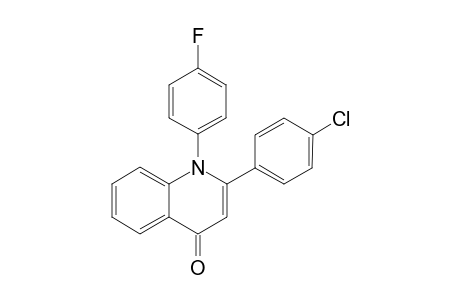 1-(4-fluorophenyl)-2-(4-chlorophenyl)-4-quinolone