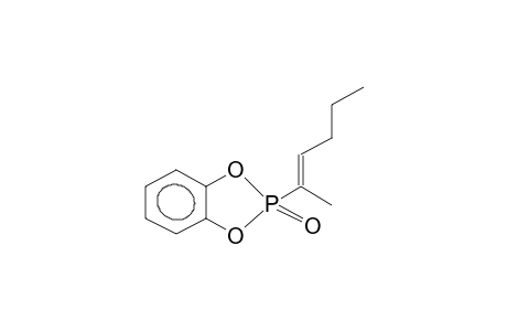 (E)-2-(1-METHYL-1-PENTENYL)-2-OXO-4,5-BENZO-1,3,2-DIOXAPHOSPHOLANE