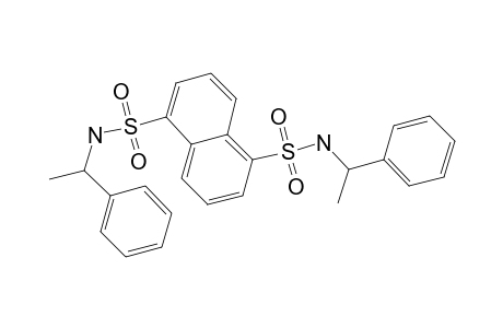 1-N,5-N-bis(1-phenylethyl)naphthalene-1,5-disulfonamide