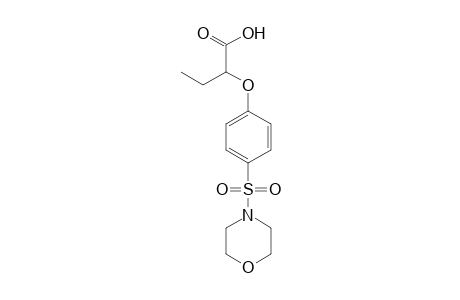 2-[p-(morpholinosulfonyl)phenoxy]butyric acid