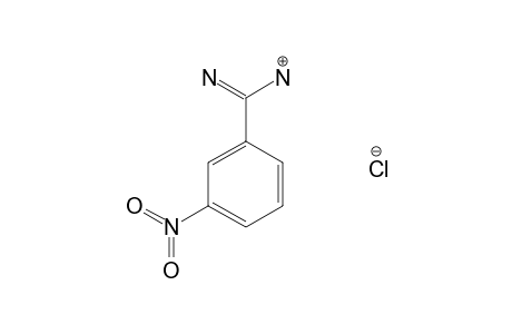 m-nitrobenzamidine, hydrochloride