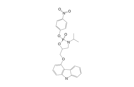 5-[(9H-4-Carbazol-yl-oxy)-methyl]-3-isopropyl-2-(4-nitrophenoxy)-1,2-lambda(5)-oxazaphospholan-2-one