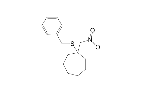 1-Benzylthio-1-nitromethylcycloheptane