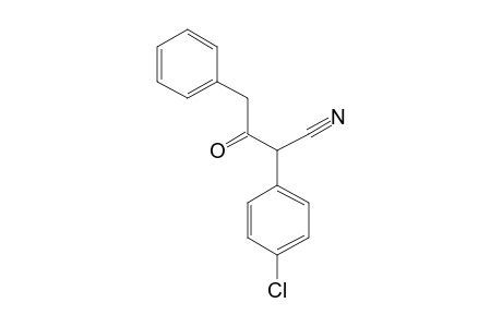2-(p-chlorophenyl)-4-phenylacetoacetonitrile