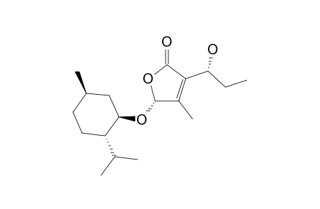 (5R)-3-[(1R)-1-Hydroxypropyl]-5-{[(1R,2S,5R)-2-isopropyl-5-methylcyclohexyl]oxy}-4-methylfuran-2(5H)-one