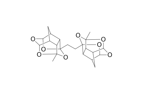 anti-1,2-Bis(7-methyl-2,4,6,13-tetraoxapentacyclo[5.5.1.0(3,11).0(8,12)]tridecane)ethane