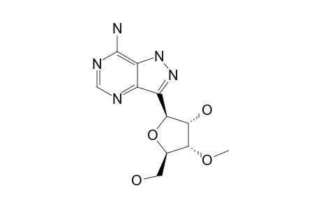 (2S,3S,4S,5R)-2-(7-amino-2H-pyrazolo[4,3-d]pyrimidin-3-yl)-4-methoxy-5-methylol-tetrahydrofuran-3-ol