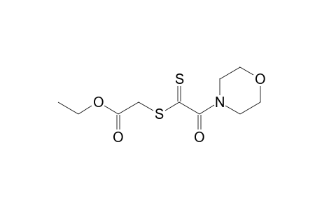 ethyl {[2-(4-morpholinyl)-2-oxoethanethioyl]sulfanyl}acetate