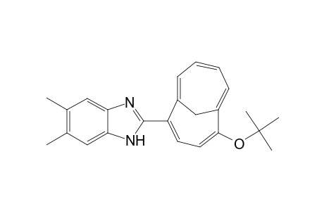 1H-Benzimidazole, 2-[5-(1,1-dimethylethoxy)bicyclo[4.4.1]undeca-2,4,6,8,10-pentaen-2-yl]-5,6-dimethyl-, (.+-.)-