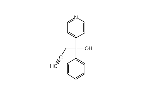 alpha-PHENYL-alpha-(2-PROPYNYL)-4-PYRIDINEMETHANOL