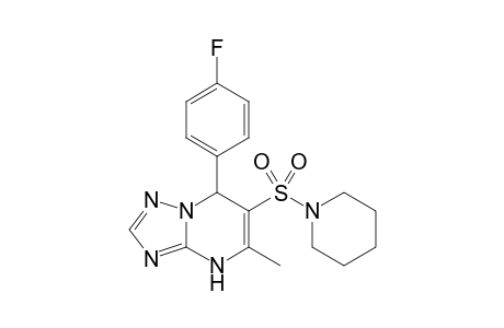 7-(4-Fluorophenyl)-5-methyl-6-(1-piperidinylsulfonyl)4,7-dihydro[1,2,4]triazolo[1,5-a]pyrimidine