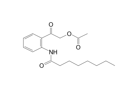 3-Oxapentane-1,4-dione, 1-(2'-(octanoylamino)phenyl)-