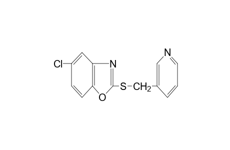 5-chloro-2-{[(3-pyridyl)methyl]thio}benzoxazole