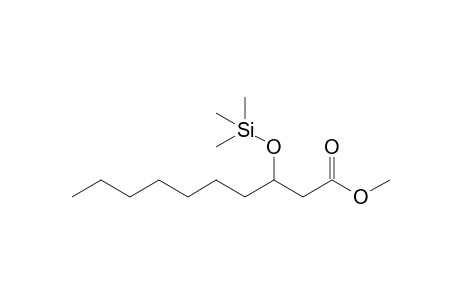 3-TRIMETHYLSILYLOXYMETHYL DECANOATE