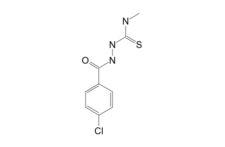 1-(p-chlorobenzoyl)-4-methyl-3-thiosemicarbazide