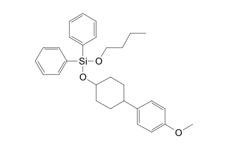 Silane, diphenylbutoxy(4-(4-methoxyphenyl)cyclohexyloxy)-