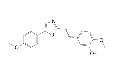 2-(3,4-dimethoxystyryl)-5-(p-methoxyphenyl)oxazole