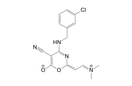 (E)-4-(META-CHLOROBENZYL)-AMINO-5-CYANO-2-(N,N-DIMETHYLIMMONIO)-ETHYLIDENE-6-OXIDO-1,3-OXAZINE