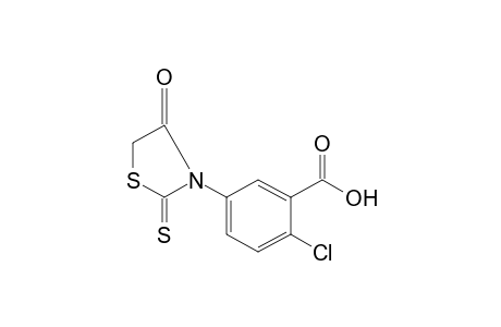 2-chloro-5-(4-oxo-2-thioxo-3-thiazolidinyl)benzoic acid