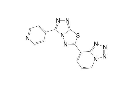 tetrazolo[1,5-a]pyridine, 8-[3-(4-pyridinyl)[1,2,4]triazolo[3,4-b][1,3,4]thiadiazol-6-yl]-