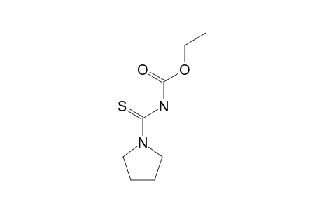 [(1-pyrrolidinyl)thiocarbonyl]carbamic acid, ethyl ester