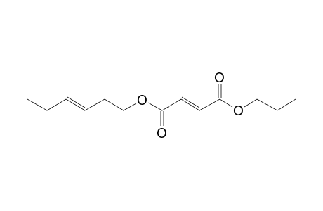 Fumaric acid, propyl trans-hex-3-enyl ester