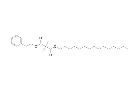 Dimethylmalonic acid, pentadecyl 2-phenethyl ester