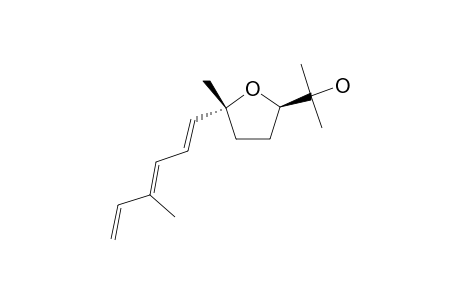 10B;(2R*,5R*,1'E,3'E)-5-(1''-HYDROXY-1''-METHYLETHYL)-2-METHYL-2-(4'-METHYLHEXA-1',3',5'-TRIENYL)-TETRAHYDROFURAN;ALPHA,ALPHA,5-TRIMETHYL-5-(4-METHYLHEXA-1,3,5