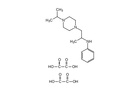 1-(2-ANILINO-2-METHYLETHYL)-4-ISOPROPYLPIPERAZINE, OXALATE (1:2)