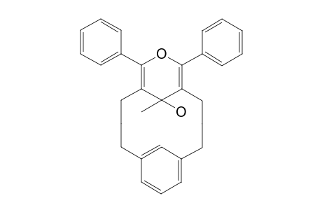 12-Methyl-14,16-diphenyl[2]metacyclo-(3,5)pyranophan-12-ol