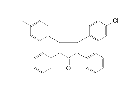 3-(p-chlorophenyl)-2,5-diphenyl-4-p-tolyl-2,4-cyclopentadien-1-one