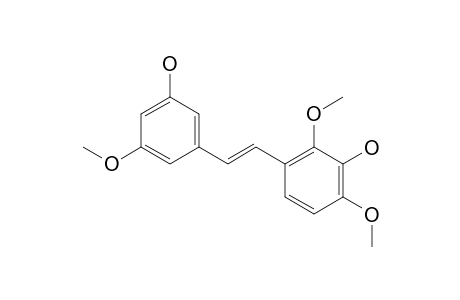 PHOYUNBENE-A;TRANS-3,3'-DIHYDROXY-2',4',5-TRIMETHOXYSTILBENE